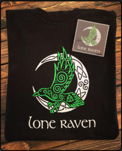 Lone Raven T-Shirt & Sticker